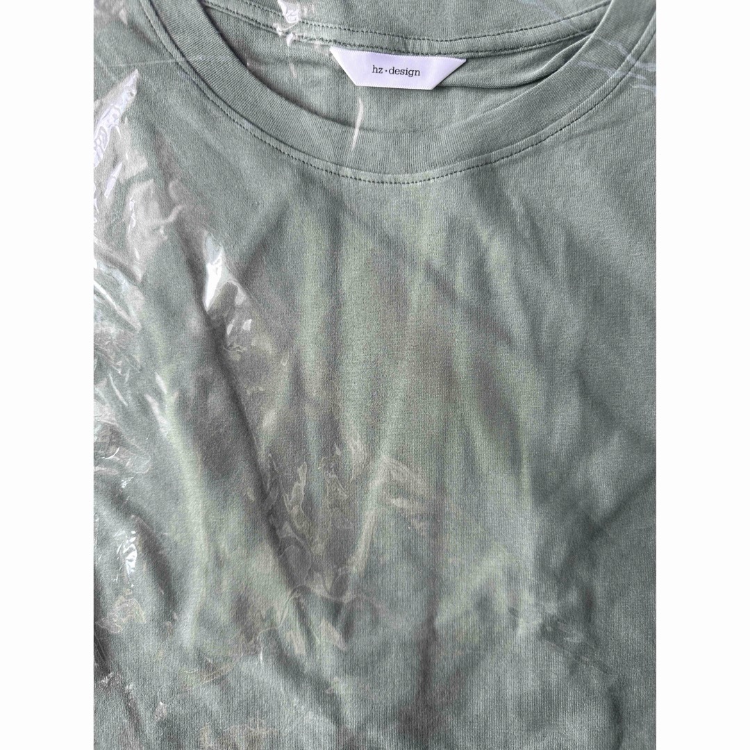 ❤️引っ越しセール❤️無地Tシャツ(グリーン) レディースのトップス(Tシャツ(半袖/袖なし))の商品写真