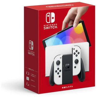 ニンテンドースイッチ(Nintendo Switch)のNintendo Switch（有機ELモデル）  ホワイト未開封(家庭用ゲーム機本体)