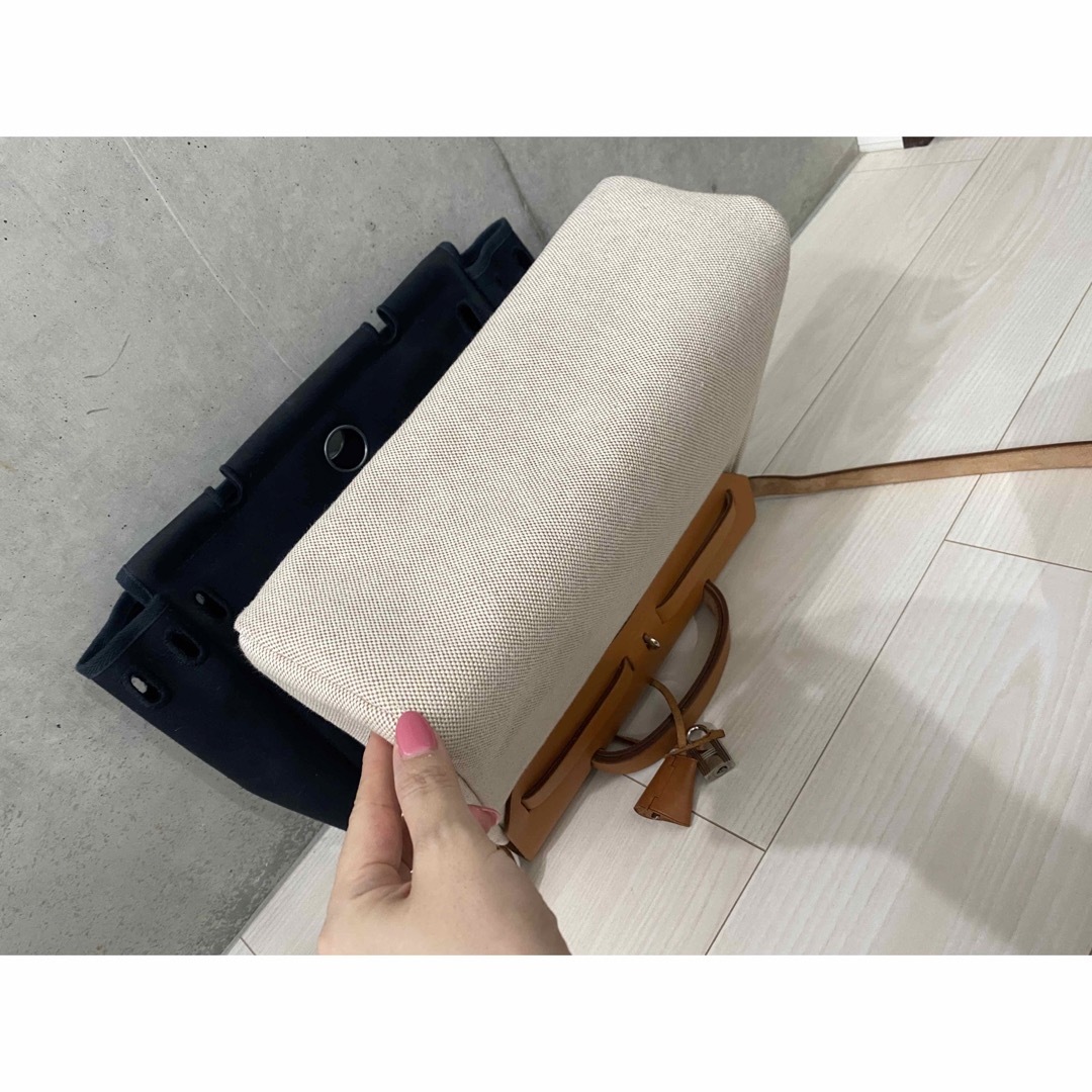 HERMES エルメス エールバッグ 黒替え2WAY HERBAG-