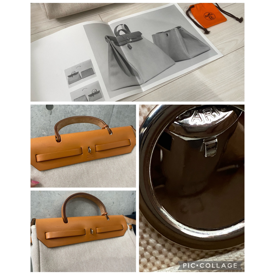 HERMES エルメス エールバッグ 黒替え2WAY HERBAG-