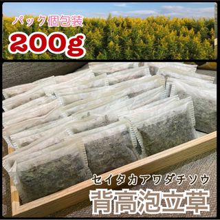 【残りわずか】セイタカアワダチソウ　乾燥　200g  小分けパック　天然ハーブ　(入浴剤/バスソルト)