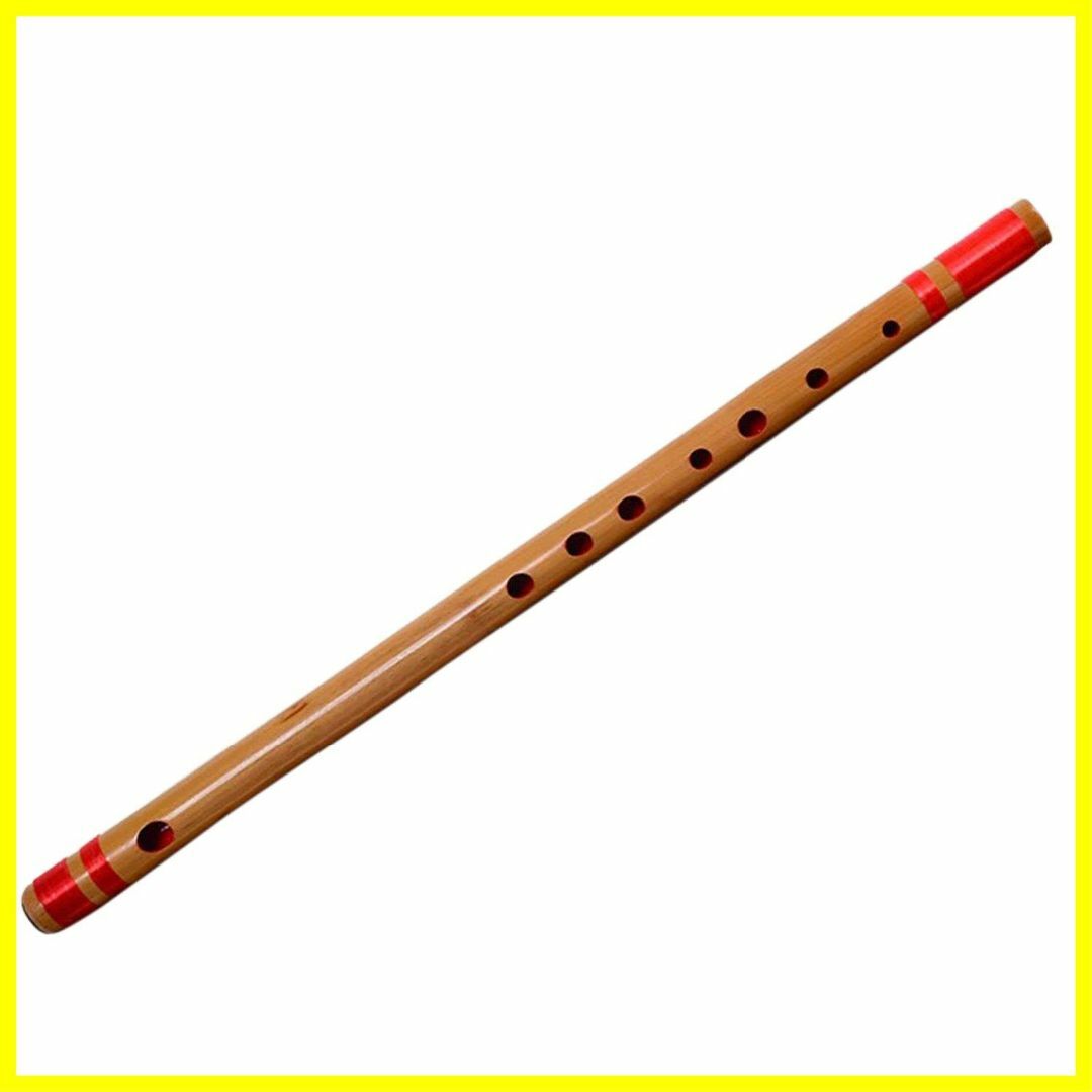 【色:赤巻】山本竹細工屋 竹製篠笛 7穴 八本調子 伝統的な楽器 竹笛横笛(赤紐