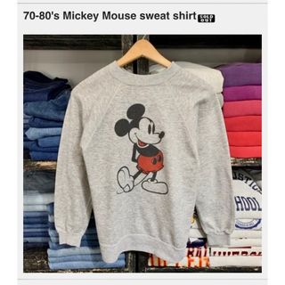 ディズニー(Disney)の70-80's Mickey Mouse sweat shirt(トレーナー/スウェット)