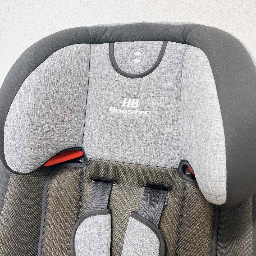 日本育児(ニホンイクジ)の日本育児 ハイバックブースター ISOFIX チャイルドシート ジュニアシート キッズ/ベビー/マタニティの外出/移動用品(自動車用チャイルドシート本体)の商品写真