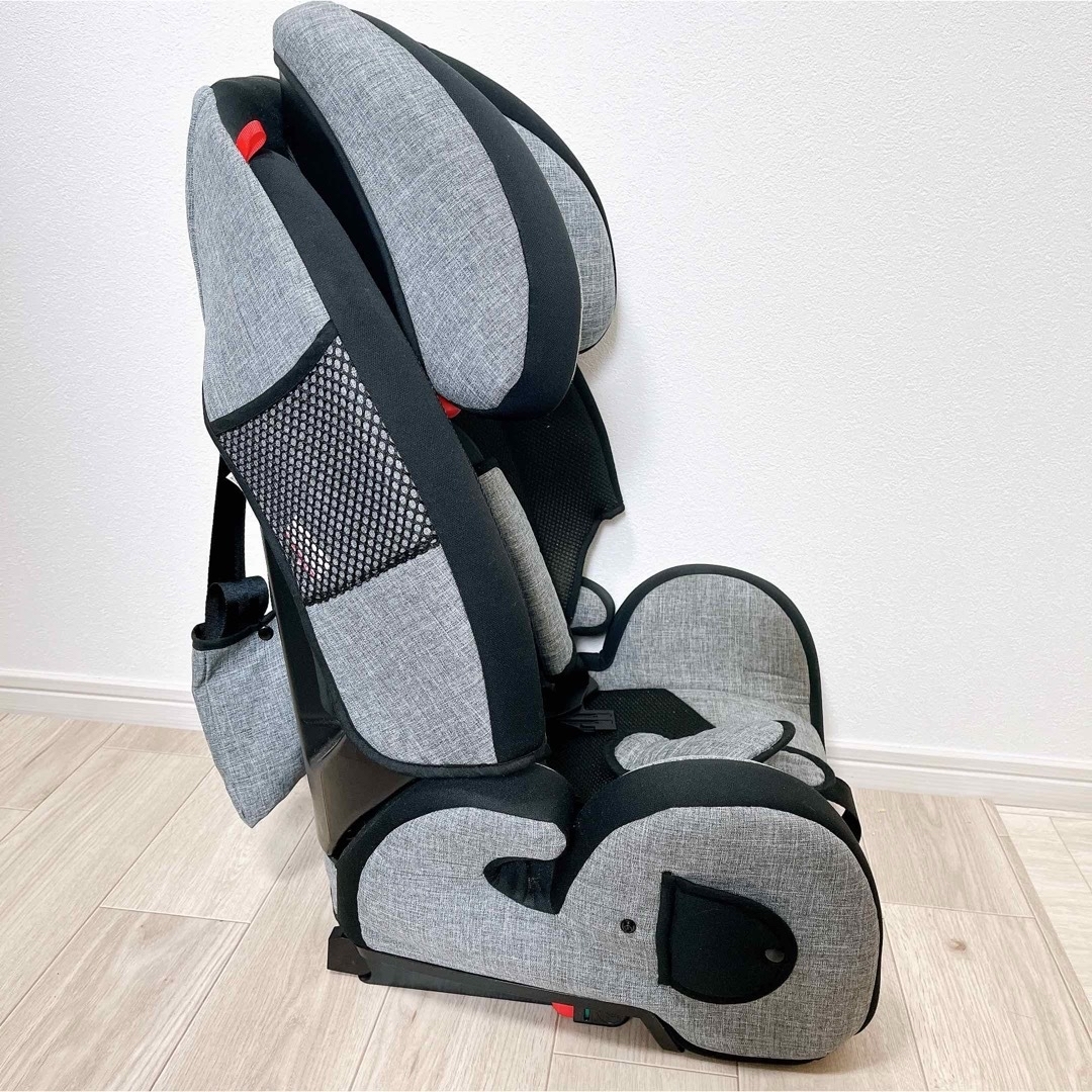 日本育児(ニホンイクジ)の日本育児 ハイバックブースター ISOFIX チャイルドシート ジュニアシート キッズ/ベビー/マタニティの外出/移動用品(自動車用チャイルドシート本体)の商品写真