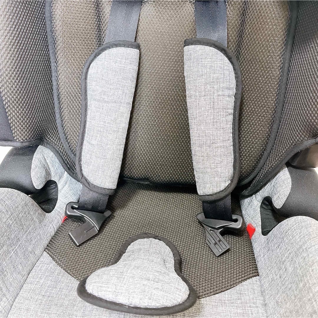 日本育児(ニホンイクジ)の日本育児 ハイバックブースター ISOFIX チャイルドシート ジュニアシート キッズ/ベビー/マタニティの外出/移動用品(自動車用チャイルドシート本体)の商品写真