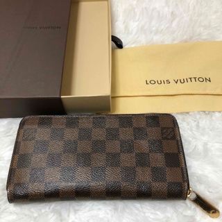 ルイヴィトン(LOUIS VUITTON)の【極美品】定価11万円前後！ルイヴィトン ジッピーウォレット　ダミエ　長財布(長財布)