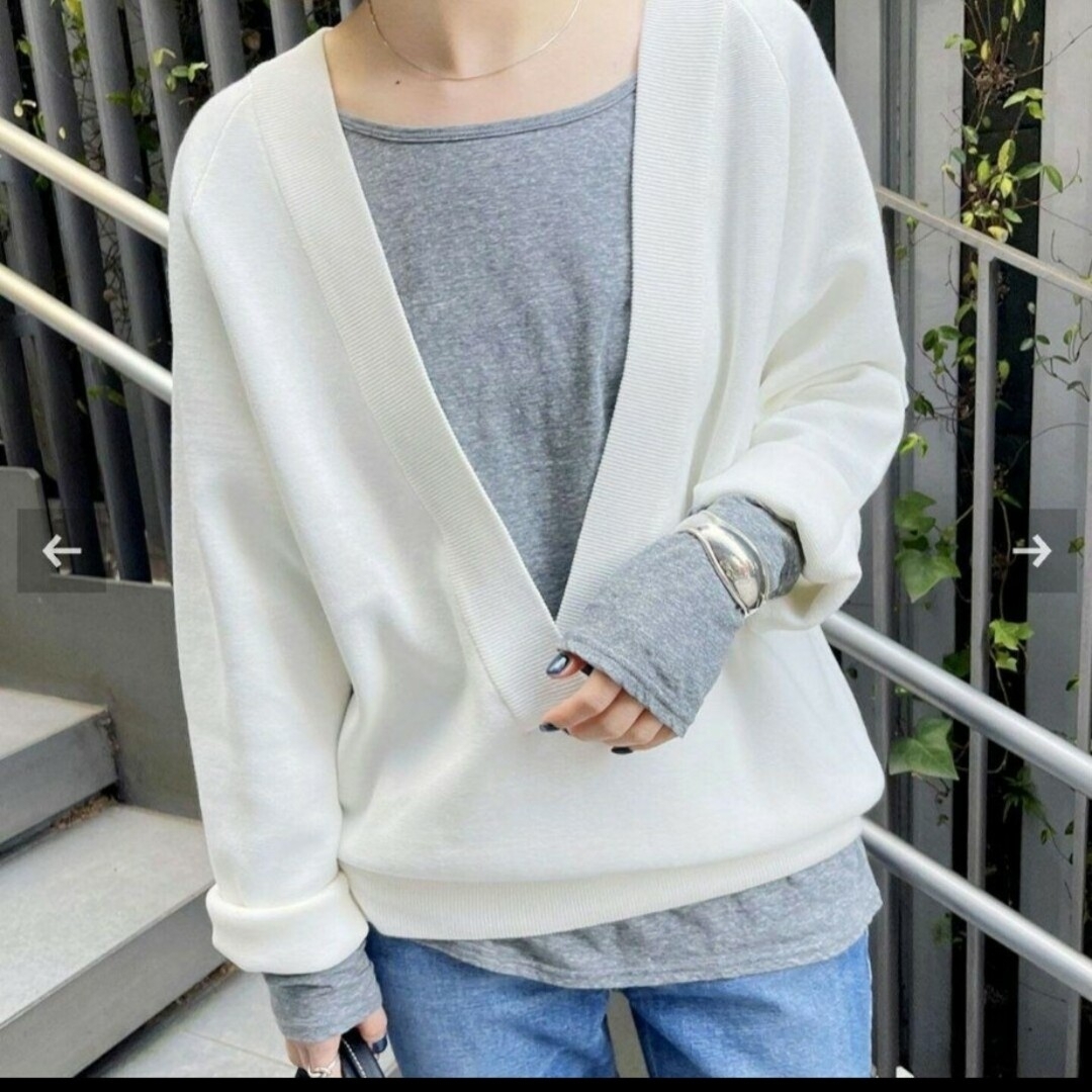 Spick & Span - 新品♡定価1.5万円 Spic and Span ミラノリブ Vネック
