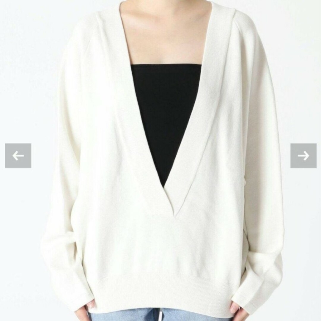 Spick & Span - 新品♡定価1.5万円 Spic and Span ミラノリブ Vネック