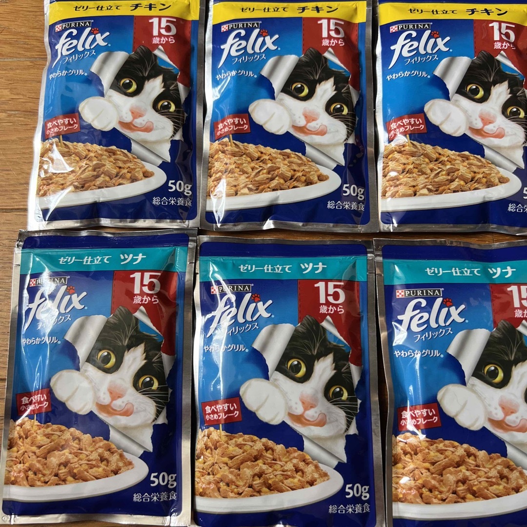 ピュリナ PURINA Felix フィリックス　50g×8袋　ゼリー　15歳 その他のペット用品(ペットフード)の商品写真