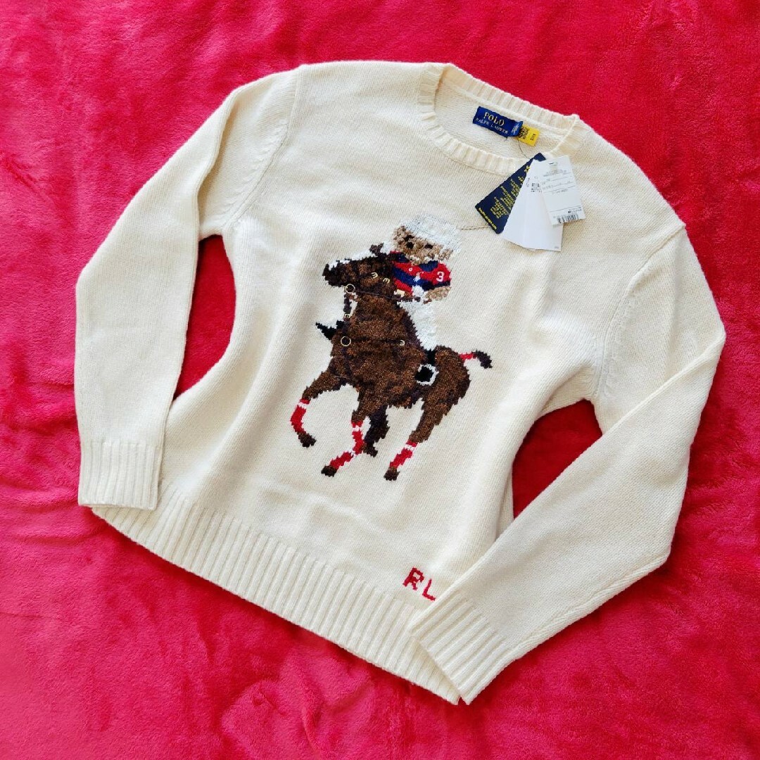 楽天 POLO RalphLaurenラルフローレン ポロベアニットセーター xs-s