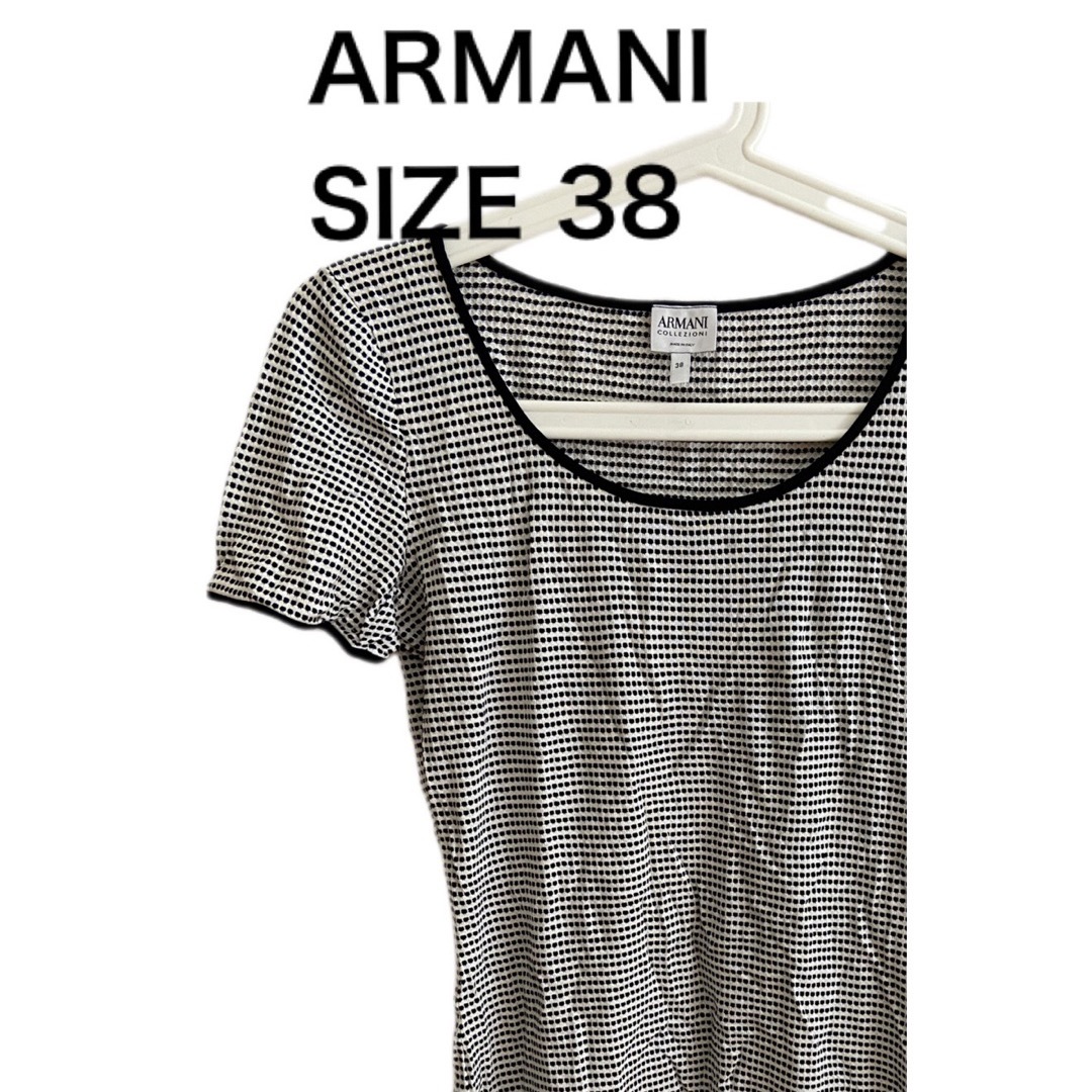 アルマーニ　ブラウス　ARMANI 半袖トップス　イタリア製　美品