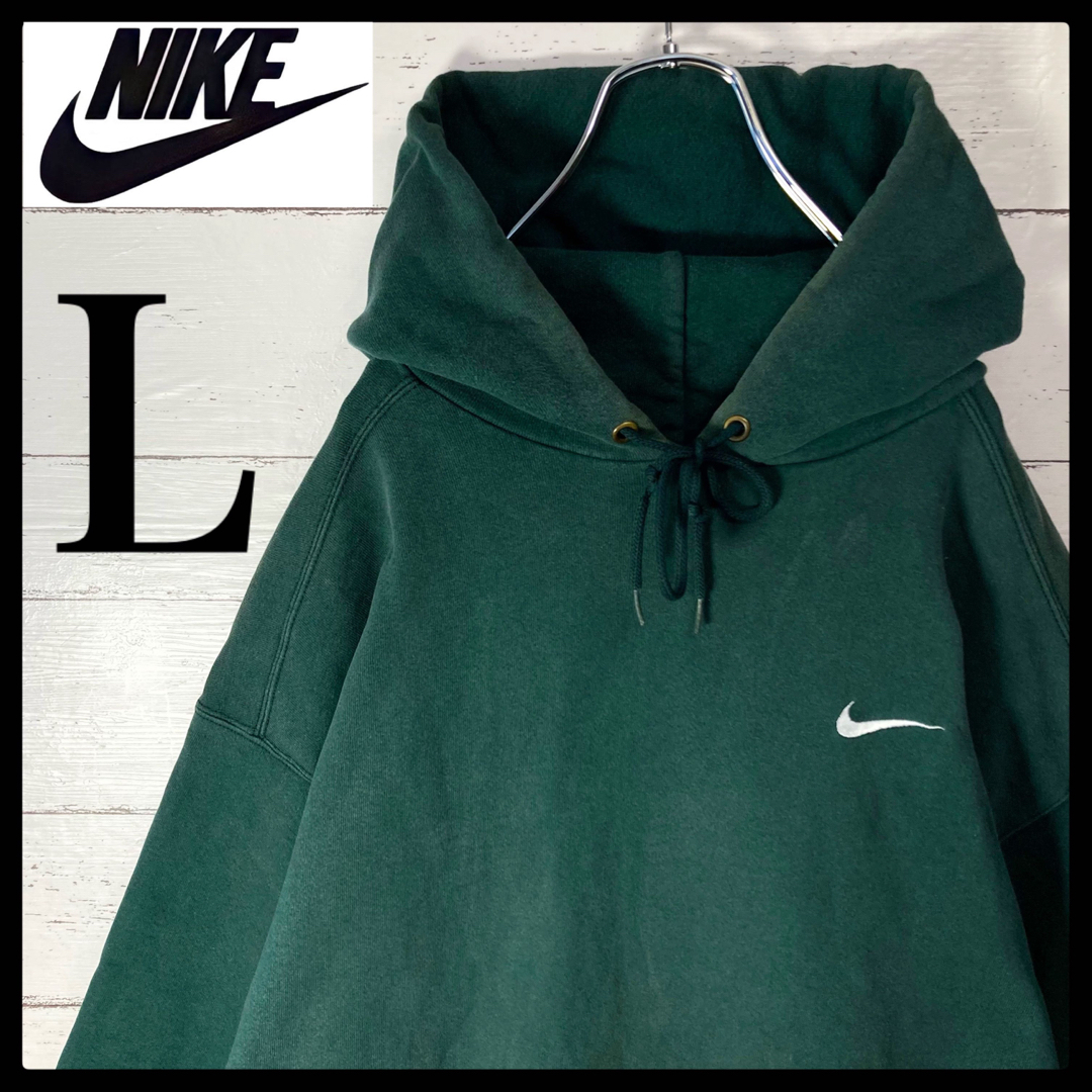 希少 90s NIKE small swoosh hooded USA製