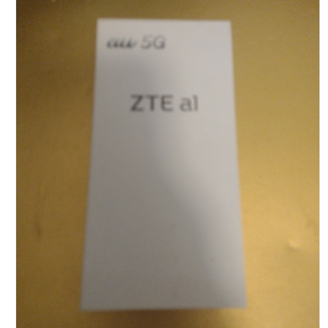 ZTE(ゼットティーイー)のZTE a1 ZTG01 ブラック　中古美品　SIMフリー化済 スマホ/家電/カメラのスマートフォン/携帯電話(スマートフォン本体)の商品写真