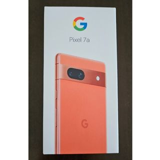 グーグルピクセル(Google Pixel)の【美品】小傷あり Google pixel 7a coralred(スマートフォン本体)