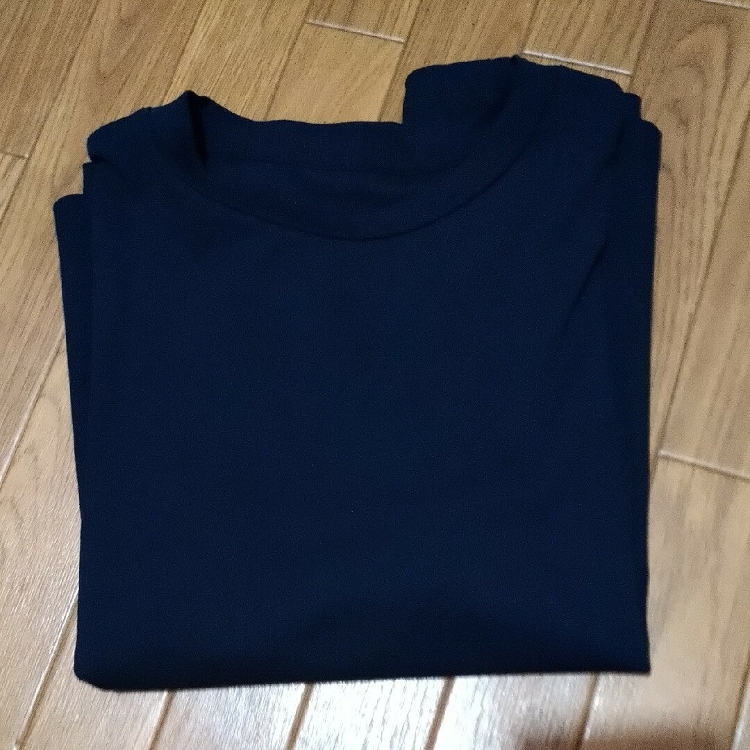[ 接触冷感 コットン ビッグシルエット Tシャツ 強撚糸コットン レディースのトップス(Tシャツ(半袖/袖なし))の商品写真