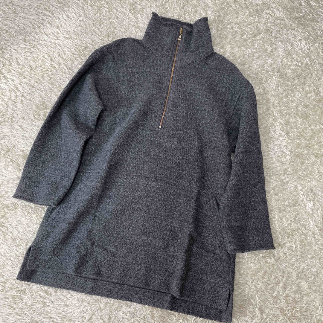 Plage(プラージュ)の【Plage/プラージュ】TWEED half zip プルオーバー レディースのトップス(カットソー(長袖/七分))の商品写真