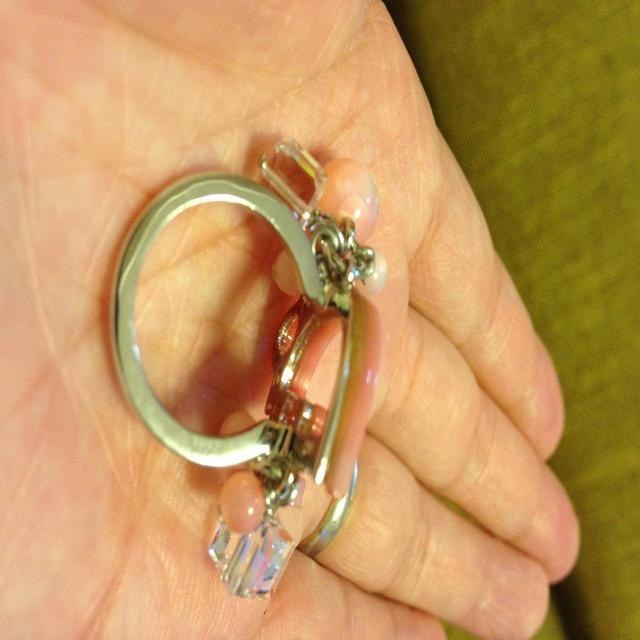 Christian Dior(クリスチャンディオール)のディオール☆シェルリング☆ピンク レディースのアクセサリー(リング(指輪))の商品写真