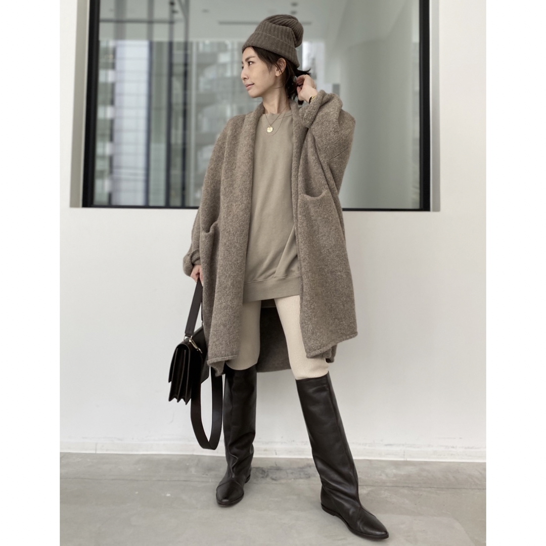 本物の 専用L´Appartement LAUREN ローレン COAT（ニット MANOOGIAN