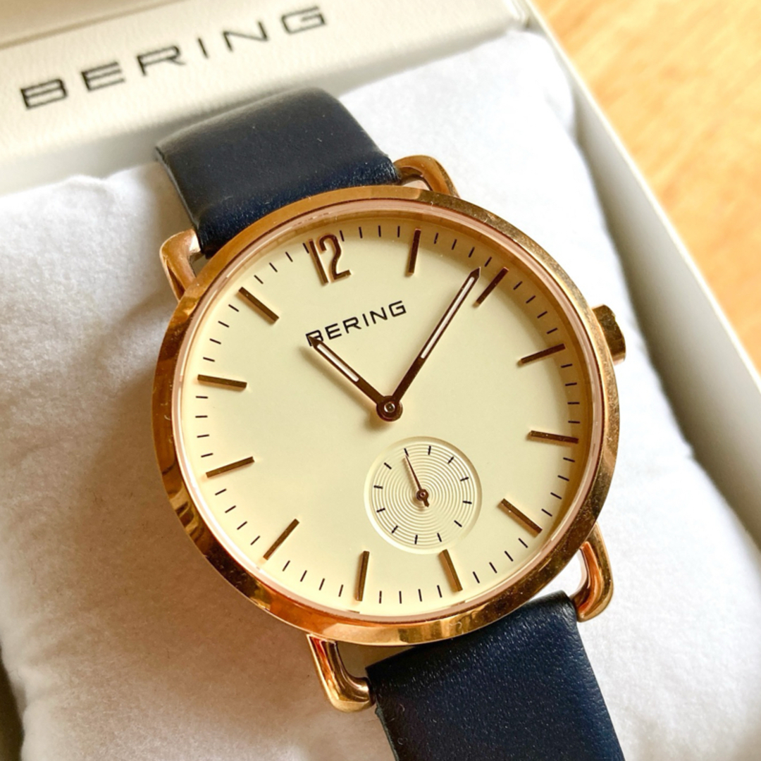 未使用☆　BERING　ベーリング　腕時計　38mm　サファイアガラス　シンプル