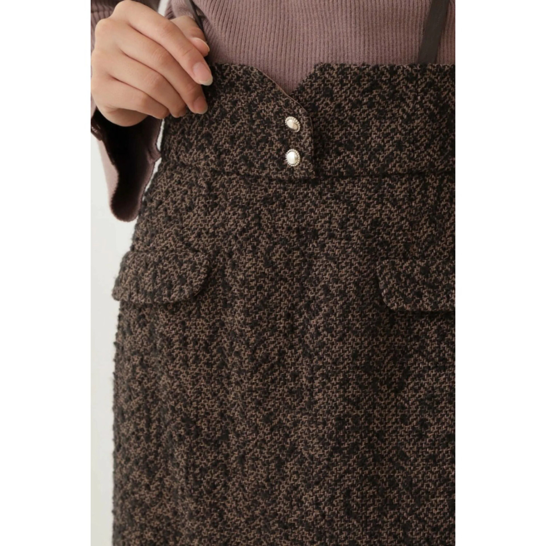 PROPORTION BODY DRESSING(プロポーションボディドレッシング)のPROPORTION BODY DRESSING ツイードスカート レディースのスカート(ひざ丈スカート)の商品写真