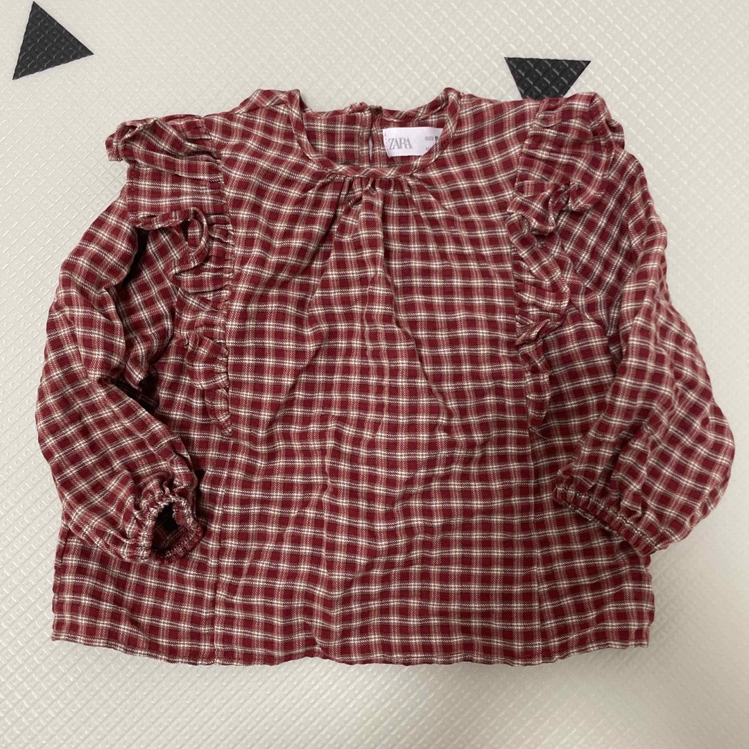 ZARA(ザラ)のZARA  チェックシャツ キッズ/ベビー/マタニティのベビー服(~85cm)(シャツ/カットソー)の商品写真