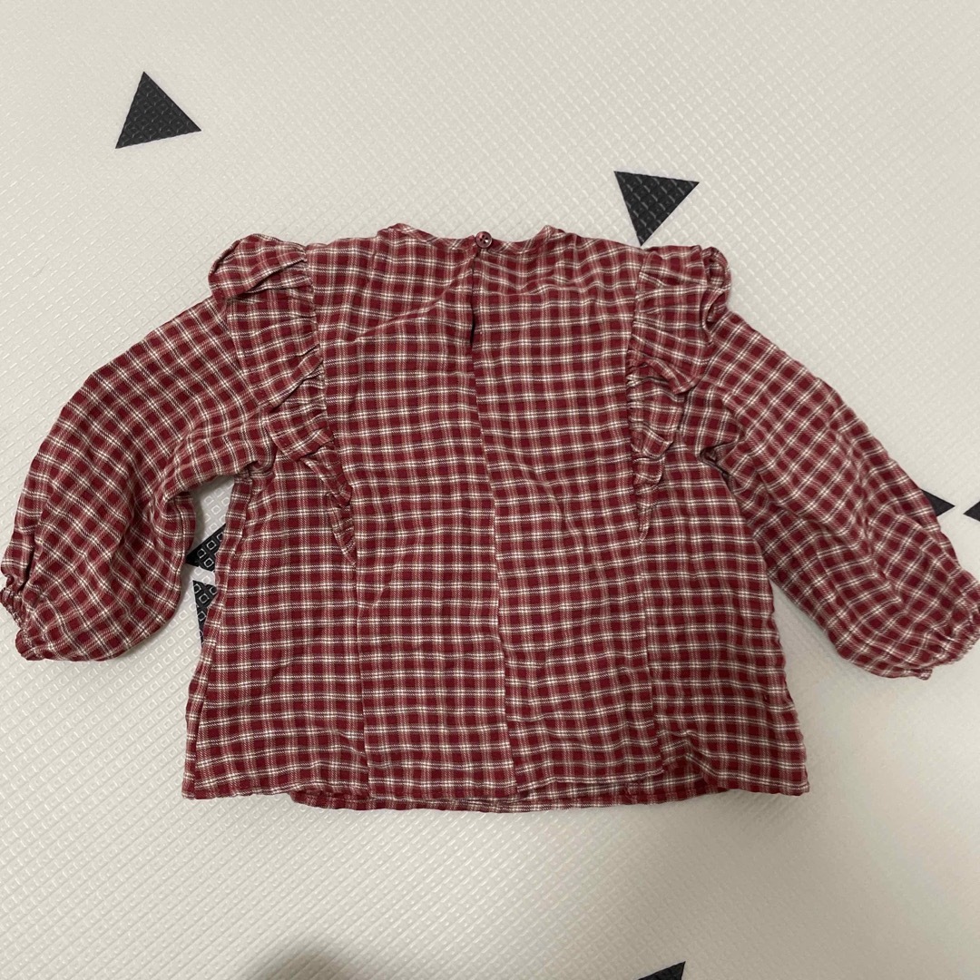 ZARA(ザラ)のZARA  チェックシャツ キッズ/ベビー/マタニティのベビー服(~85cm)(シャツ/カットソー)の商品写真