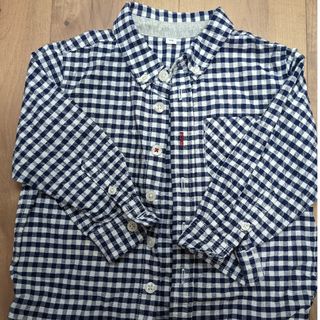 【購入者様専用】チェックシャツ　無印良品　90㌢(ブラウス)