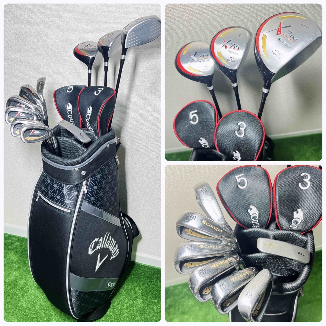 GH82 ゴルフクラブセット Callaway Cougarメンズ 右利き