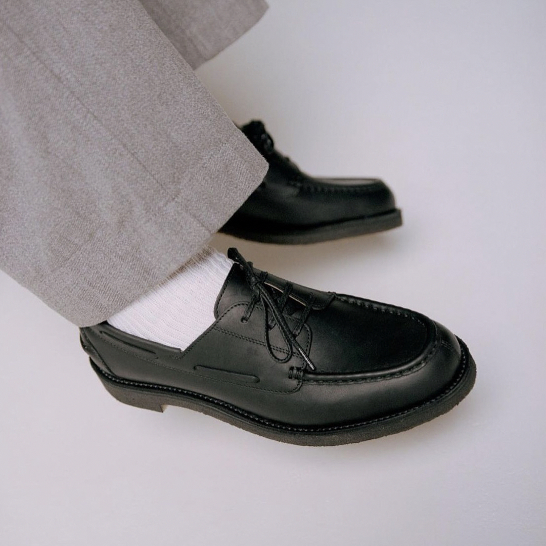 REGAL - 在原みゆ紀 REGAL MEN'S 3EYELET MOC TOE BLACKの通販 by い