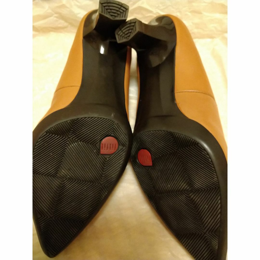 fitfit パンプス ヒール キャメル 23cm レディースの靴/シューズ(ハイヒール/パンプス)の商品写真