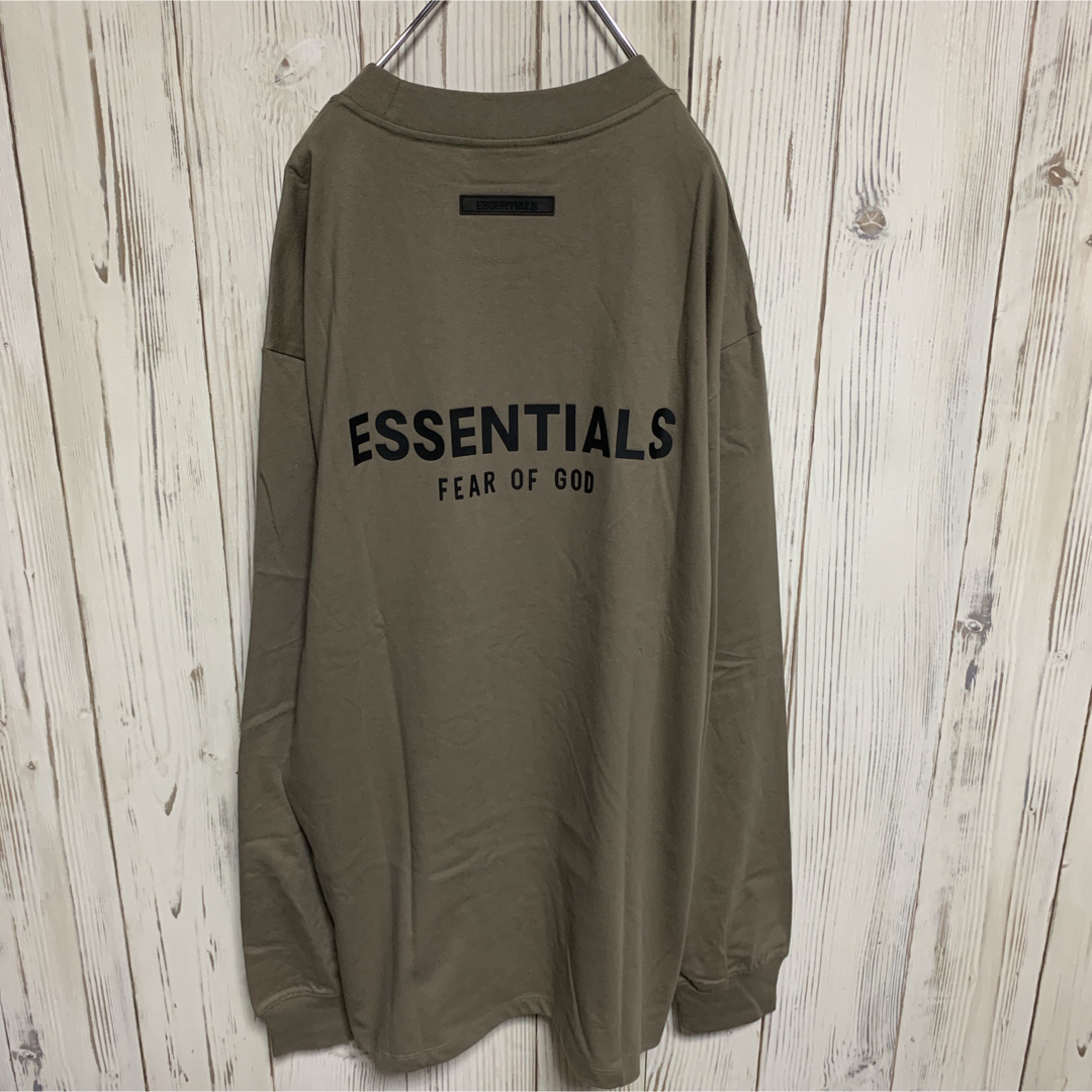 ESSENTIALS エッセンシャルズ リフレクティブ バックロゴ ロンT 長袖