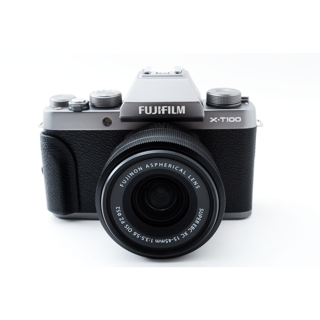 FUJIFILM フジフィルム X-T100 レンズキット ダークシルバー