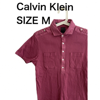 シーケーカルバンクライン(ck Calvin Klein)のCalvin Klein カルバンクライン 半袖シャツ ポロシャツ サイズM(ポロシャツ)