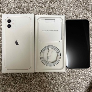iPhone - 【20時に出品取消】iPhone11 64GB ホワイト SIMフリー