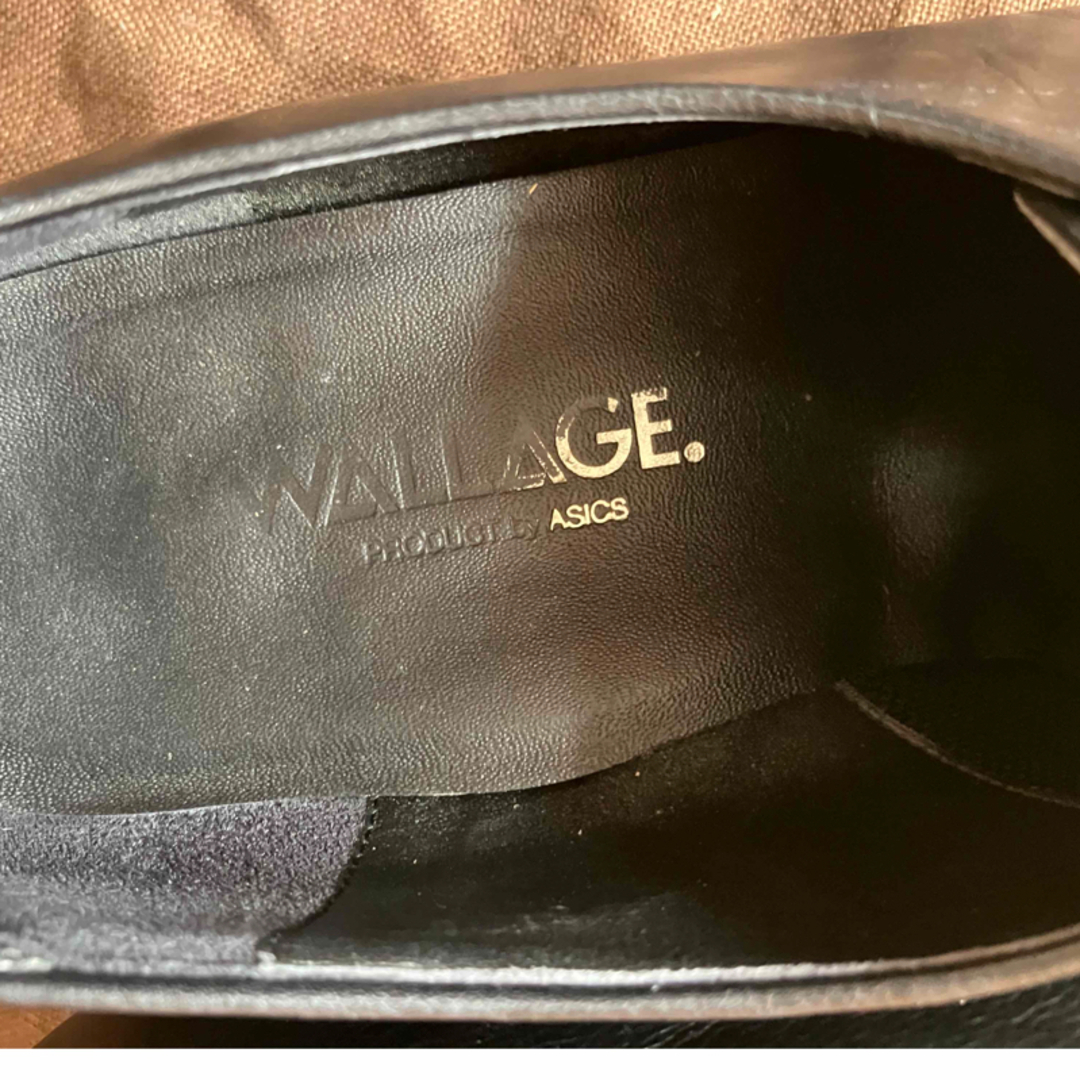 asics(アシックス)のWALLAGE ワラッジ アシックス 本革 パンプス ブラック レディースの靴/シューズ(ハイヒール/パンプス)の商品写真