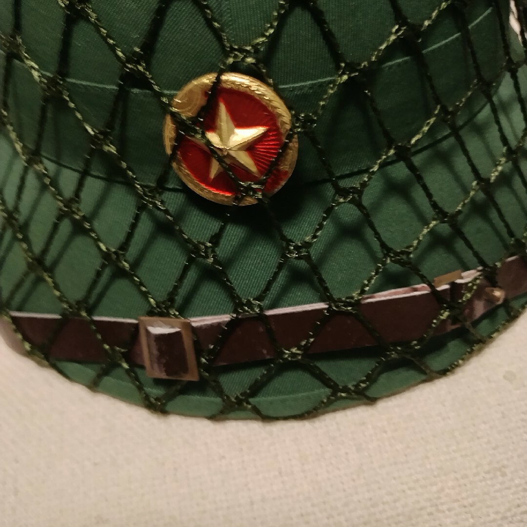 ベトナム戦争 北ベトナム軍用網付サンヘルメット防暑帽ベトナム直輸入