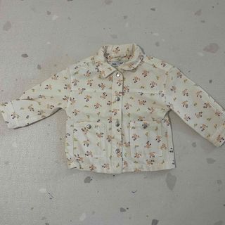 ザラキッズ(ZARA KIDS)のzara フラワー　デニム　ジャケット(ジャケット/上着)