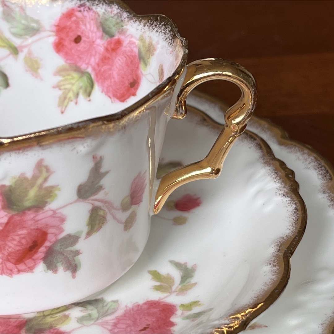 【希少品】英国製 コリングウッド★クリサンテマム★アンティークトリオ