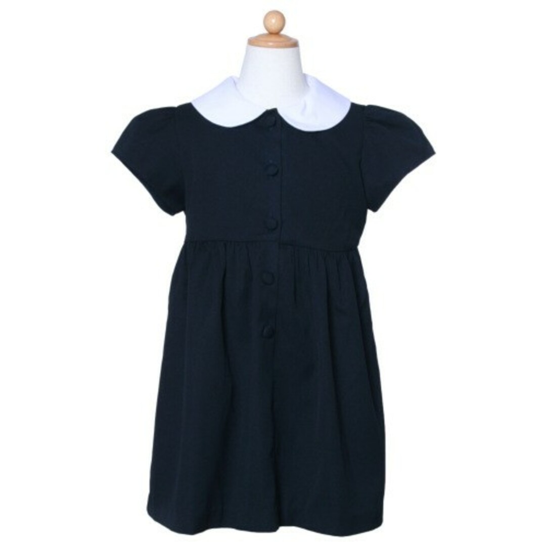 n.mama様専用　お受験ワンピース　ネイビー　110 キッズ/ベビー/マタニティのキッズ服女の子用(90cm~)(ワンピース)の商品写真