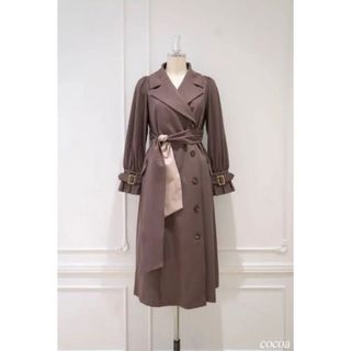 Grace Long Trench Coat(cocoa)(S)