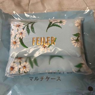 フェイラー　FEILER ホワイトマーガレット　ポーチ