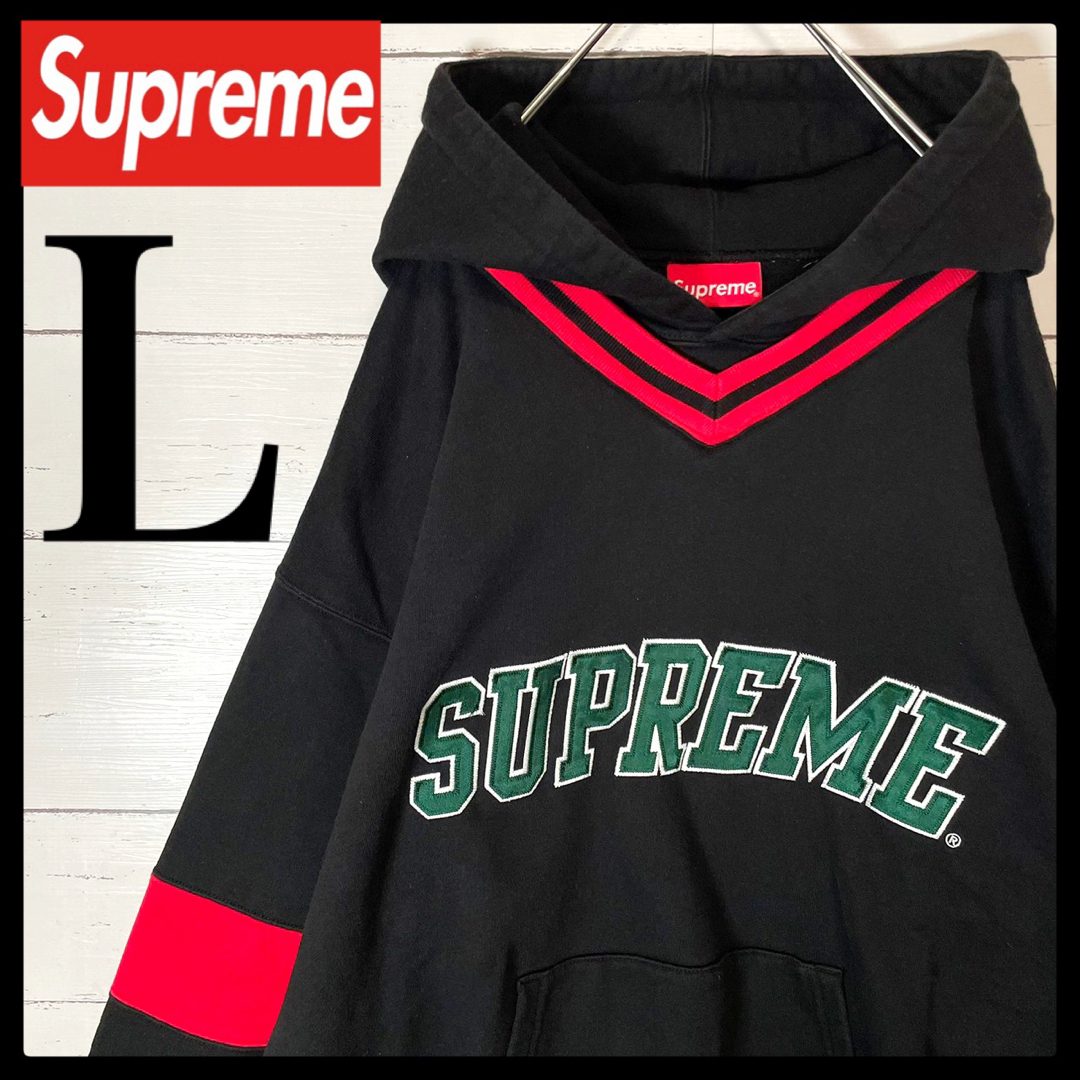 HOCKEY CREWNECK スウェット グレー supreme