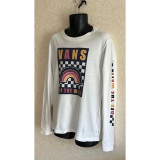 ヴァンズ(VANS)のVANS COTTON LONG SLEEVE SHIRT SIZE XL(Tシャツ/カットソー(七分/長袖))