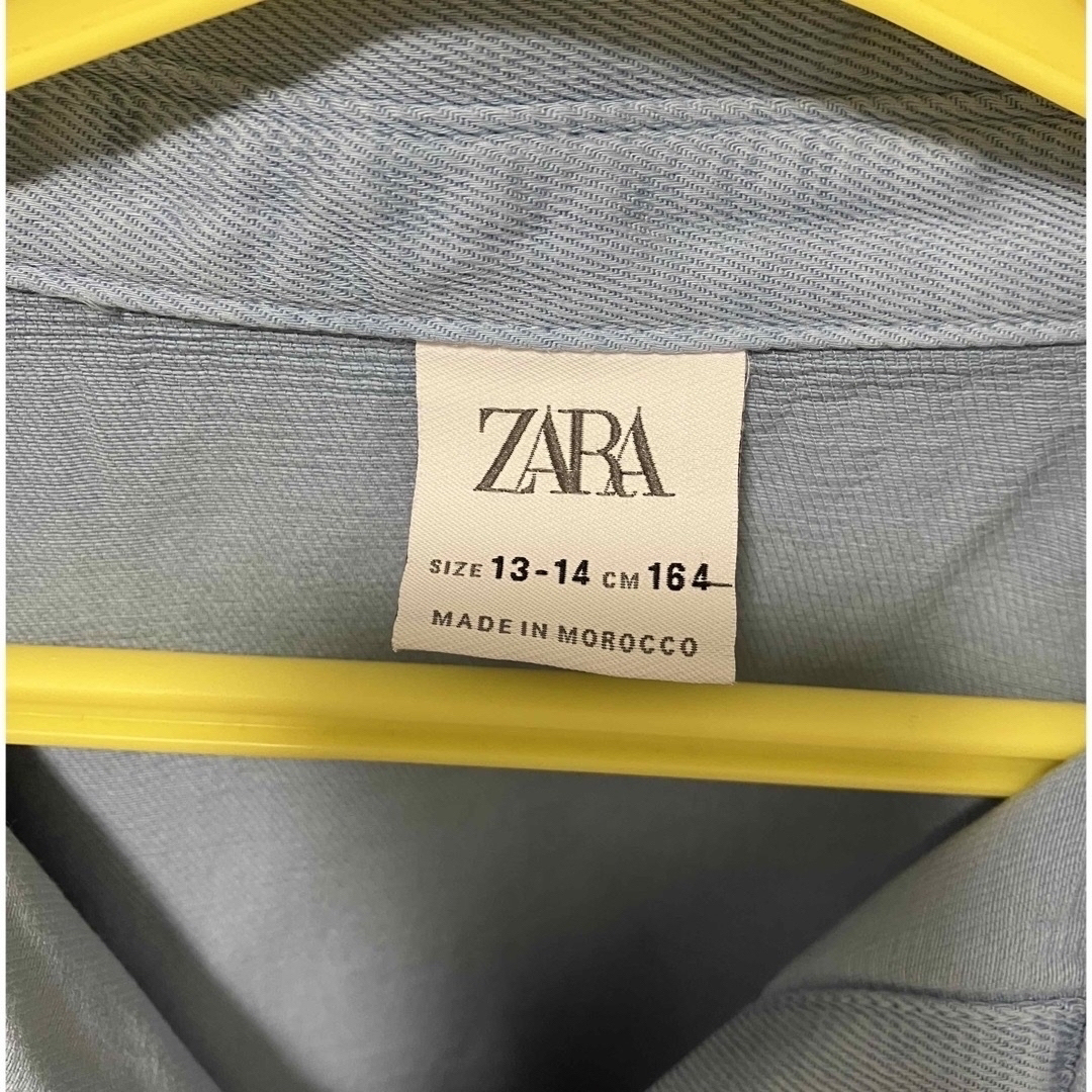 ZARA KIDS(ザラキッズ)のZARA ザラ シャツ デニム ブルー キッズ/ベビー/マタニティのキッズ服男の子用(90cm~)(ブラウス)の商品写真