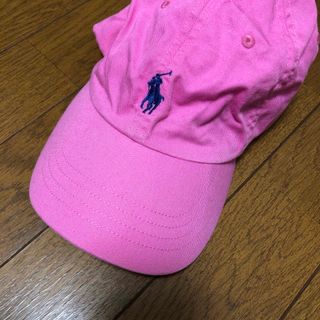 ポロ(POLO（RALPH LAUREN）)のPOLO ラルフローレンキャップ　ピンク　(キャップ)