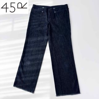 フォーティーファイブアールピーエム(45rpm)の45rpm カットオフのウエスタンデニムパンツ 2 インディゴ 45R(デニム/ジーンズ)
