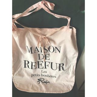 メゾンドリーファー(Maison de Reefur)のMEISON DE REEFUR. ショップ袋　エコバッグ　保存袋　ピンク　布(ショップ袋)