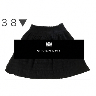 ジバンシィ(GIVENCHY)のGIVENCHY 春秋用　黒　ふんわりスカート(ひざ丈スカート)