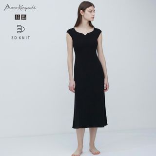 マメ(mame)の3Dニットワンピース ノースリーブス mame UNIQLO(ロングワンピース/マキシワンピース)